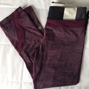Lululemon workout capris size 6